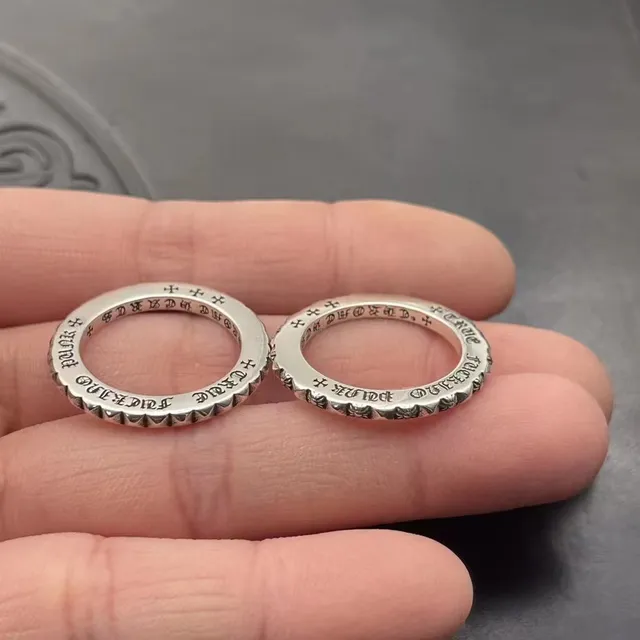 Silver-Toned Spike and Floral Motif Textured Rings 5