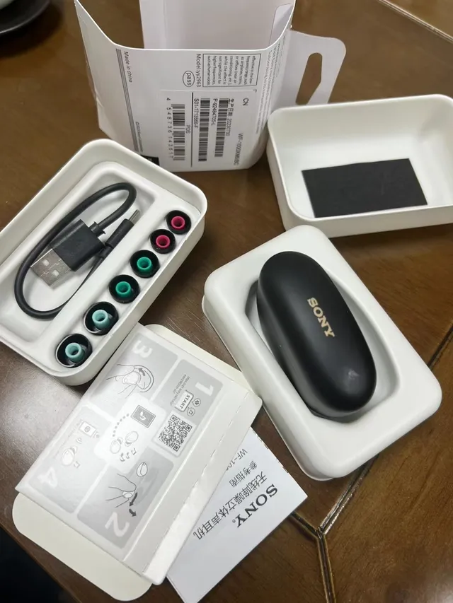 Sony WF-1000XM5 Blanco Gris Compacto Acabado Mate TWS Auriculares 4