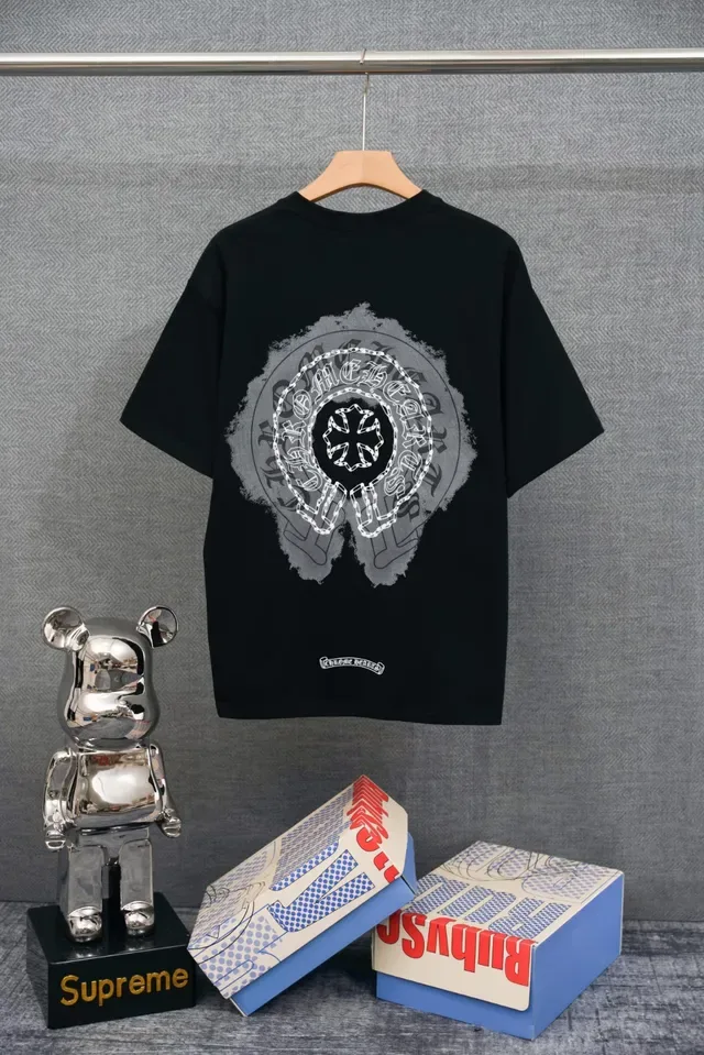 White Gray Crewneck Relaxed Fit T-Shirt 2