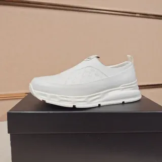سينيكر أبيض lifestyle slip-on upper مطبوع sole chunky