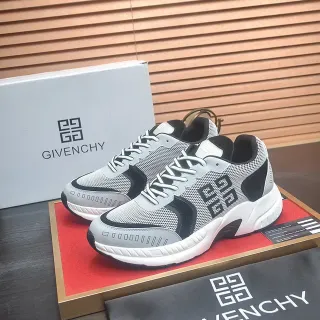 Givenchy City Sport Gray and Black Mesh Lifestyle Sneakers