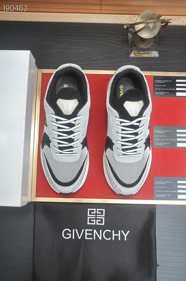 Givenchy City Sport حذاء رياضي أسلوب حياة رمادي وأسود شبكي 7