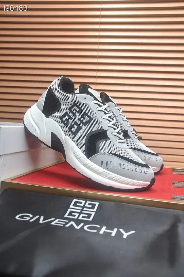 Givenchy City Sport حذاء رياضي أسلوب حياة رمادي وأسود شبكي 8