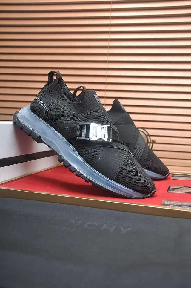 Givenchy Spectre Preto sem cadarços tricot Slip-On Lifestyle Sneakers 4