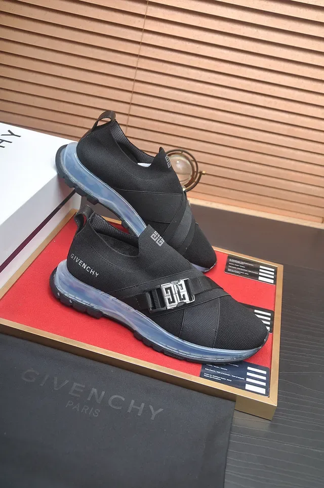 Givenchy Spectre Preto sem cadarços tricot Slip-On Lifestyle Sneakers 6