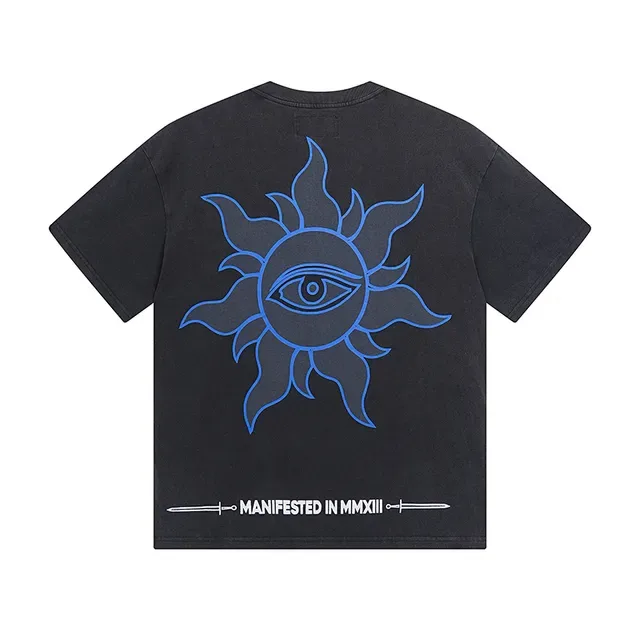 Camiseta oversized Godspeed com estampa gráfica frente e verso 3