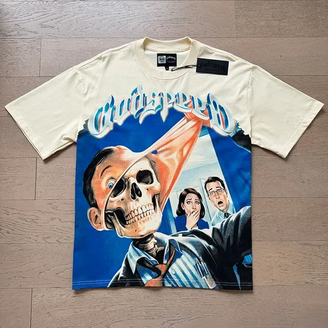 Godspeed Graphic-Print Off-White T-Shirt 2