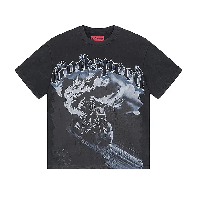 Godspeed Graphic Print Oversized T-Shirt 2