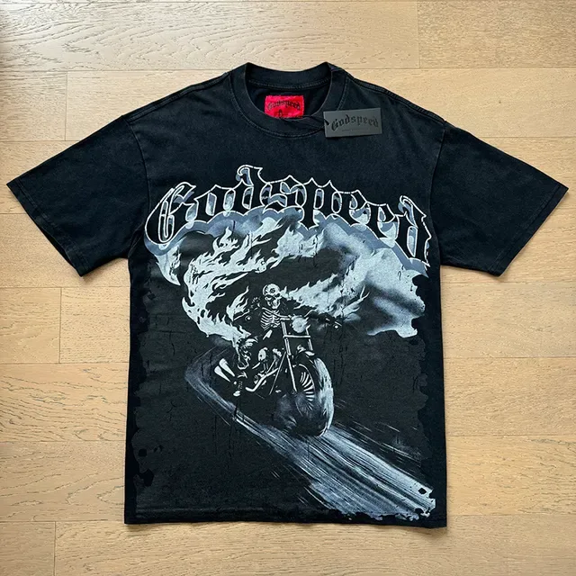 Godspeed Graphic Print Oversized T-Shirt 5