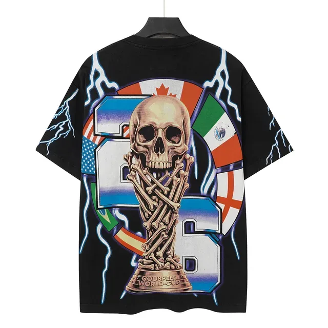 Godspeed World Cup 2026 Graphic Print Black T-Shirt 3