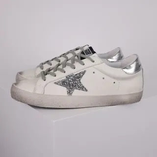 Golden Goose Superstar Off-White Estrela de Brilho Tênis Lifestyle