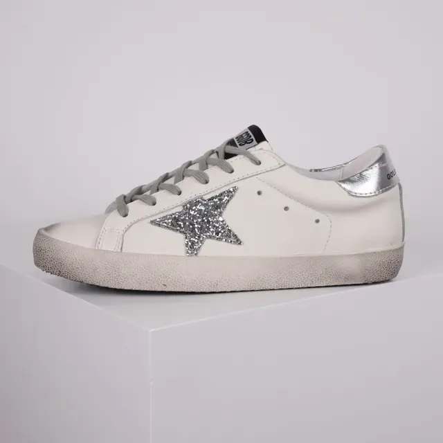 Golden Goose Superstar Off-White नجم لامع حذاء رياضي أسلوب حياة 9