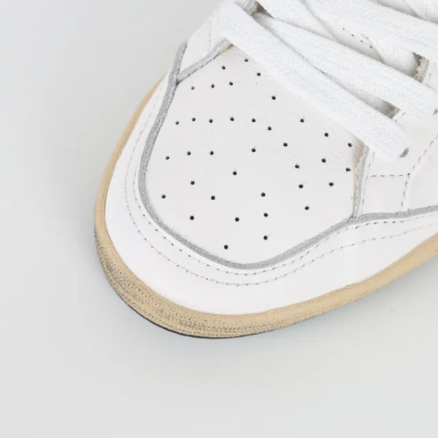 Golden Goose blanc rouge cuir glitter étoile appliqué Lifestyle Sneakers 5