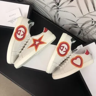 Gucci Ace Motivo Gráfico Zapatillas Lifestyle Blancas