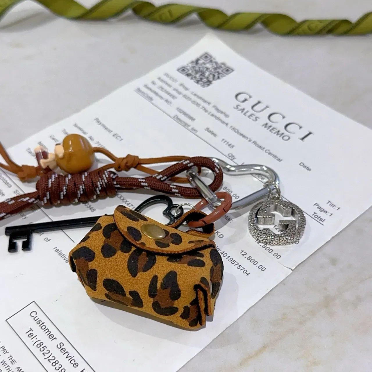 Gucci GG Monogram বেইজ ব্রাউন ক্যানভাস লেদার ট্রিম হ্যান্ডব্যাগ 5