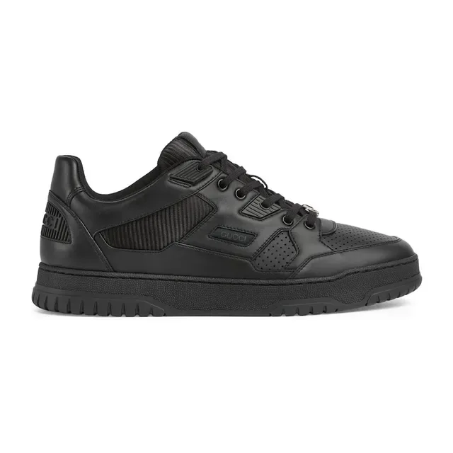 Gucci Chaussures Lifestyle Embout Perforé Monochrome Noir 2