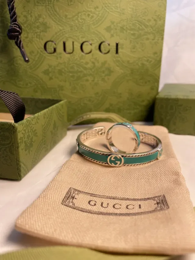 Gucci Pulseira Motivo Olho Gravado Dourado 2