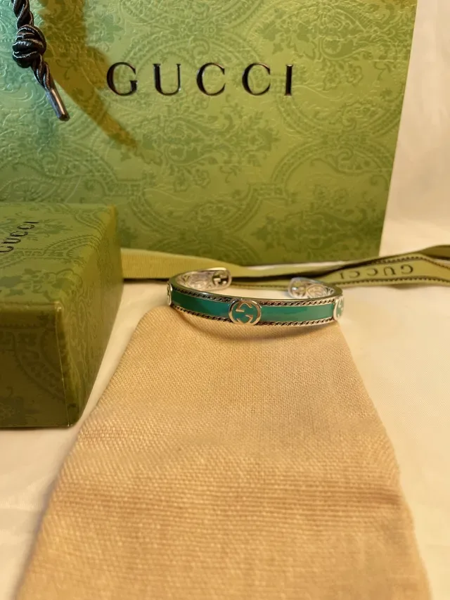 Gucci Pulseira Motivo Olho Gravado Dourado 5