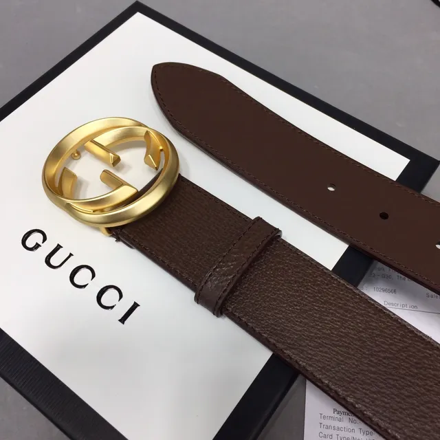 Gucci GG Marmont Ceinture en cuir marron 8