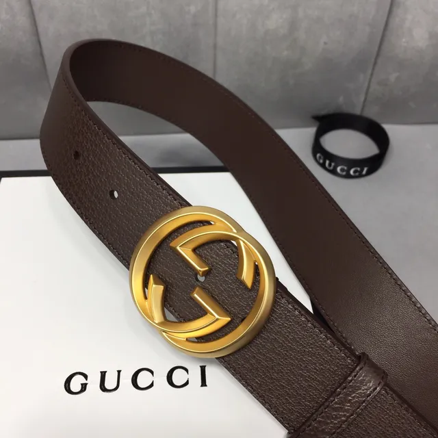 Gucci GG Marmont Ceinture en cuir marron 9