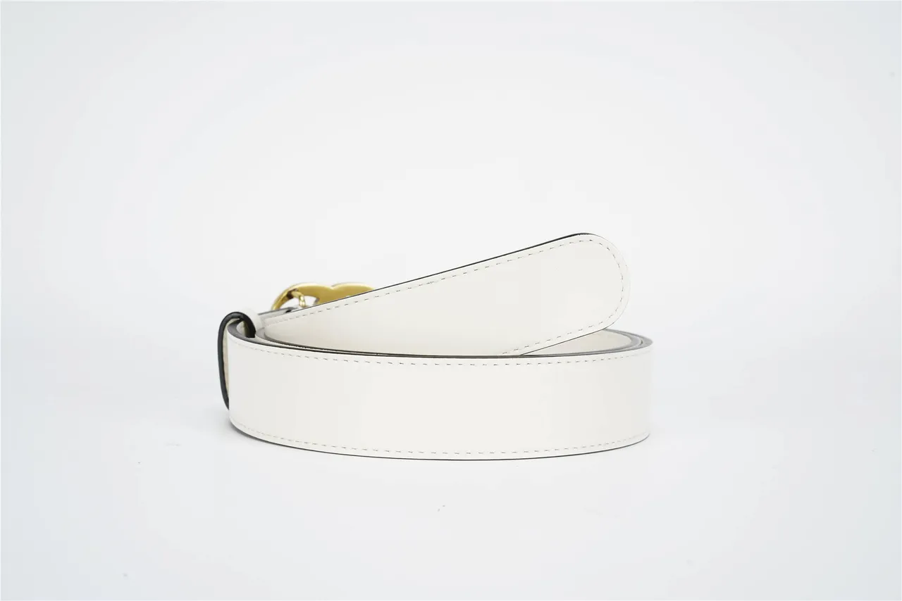 Gucci GG Marmont মুক্তা-অলংকৃত সাদা চামড়ার বেল্ট 3