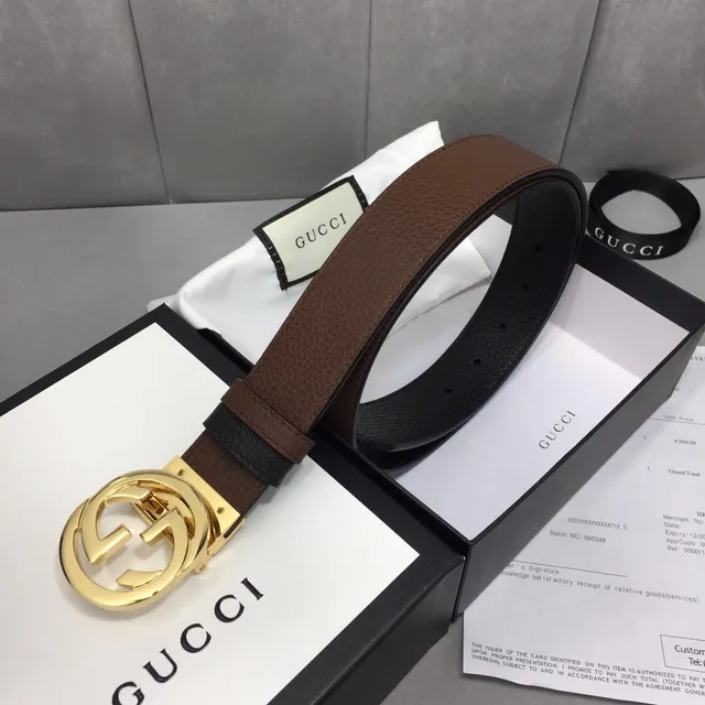 Gucci Horsebit 1955 حزام جلدي أسود وبني ثنائي اللون 4