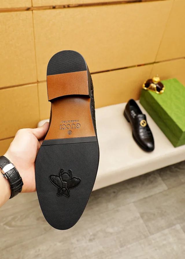 Gucci Horsebit 1955 কালো কুমির উঁচানো চামড়ার লুফার্স 2