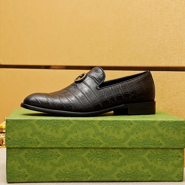Gucci Horsebit 1955 কালো কুমির উঁচানো চামড়ার লুফার্স 6