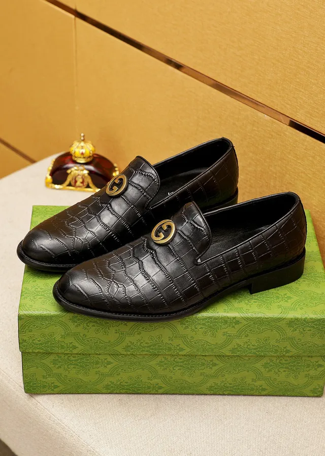 Gucci Horsebit 1955 কালো কুমির উঁচানো চামড়ার লুফার্স 8