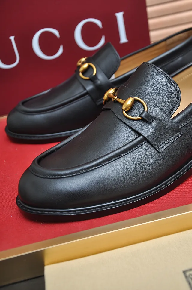 Gucci Horsebit 1955 काला चमड़े का हॉर्सबिट लोफर 2
