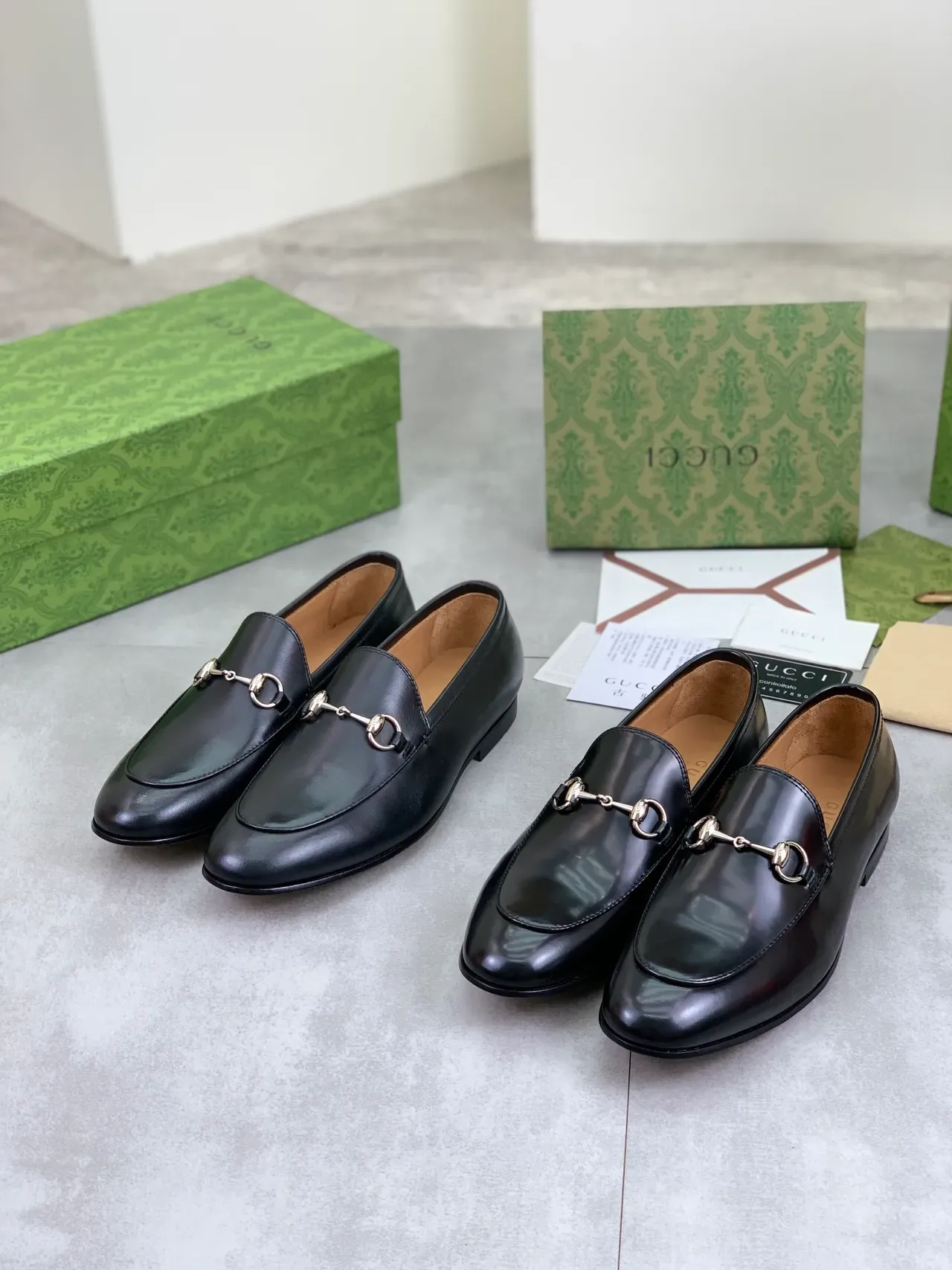 Gucci Horsebit 1955 Mocassins Horsebit en Cuir Noir 2