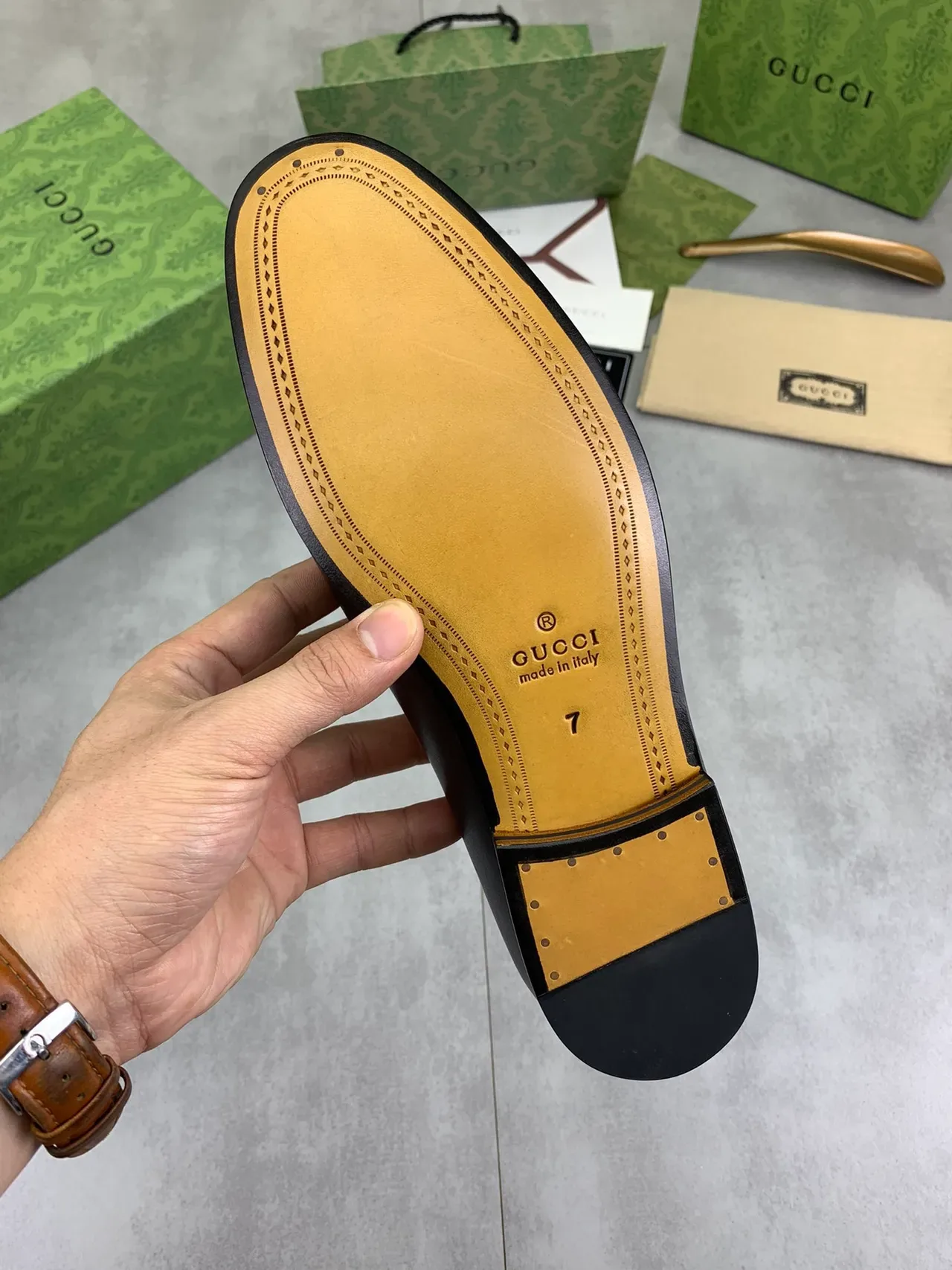 Gucci Horsebit 1955 Mocassins Horsebit en Cuir Noir 4