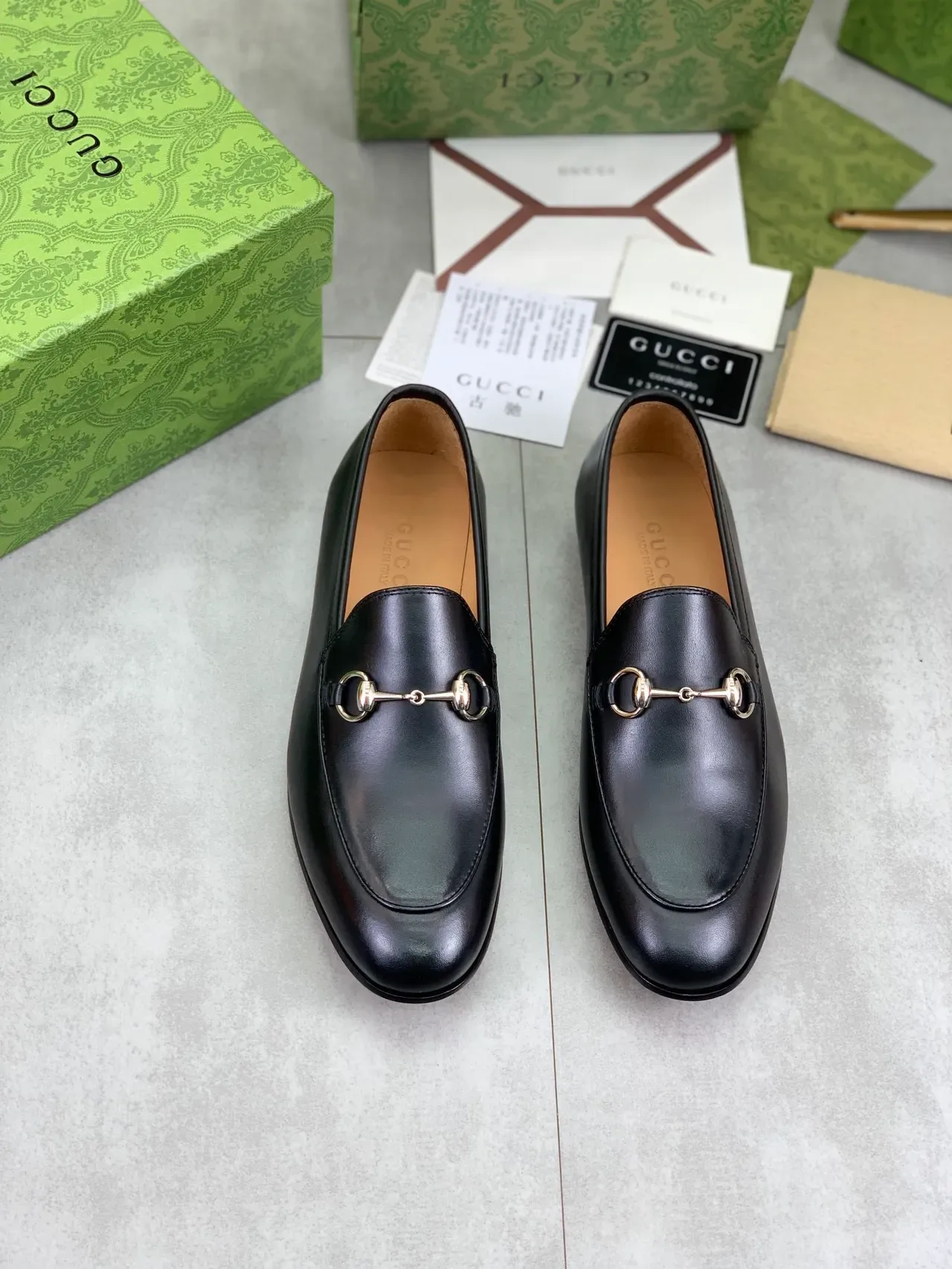 Gucci Horsebit 1955 Mocassins Horsebit en Cuir Noir 5