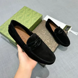 Gucci Horsebit 1955 Mocasines de Ante Negro