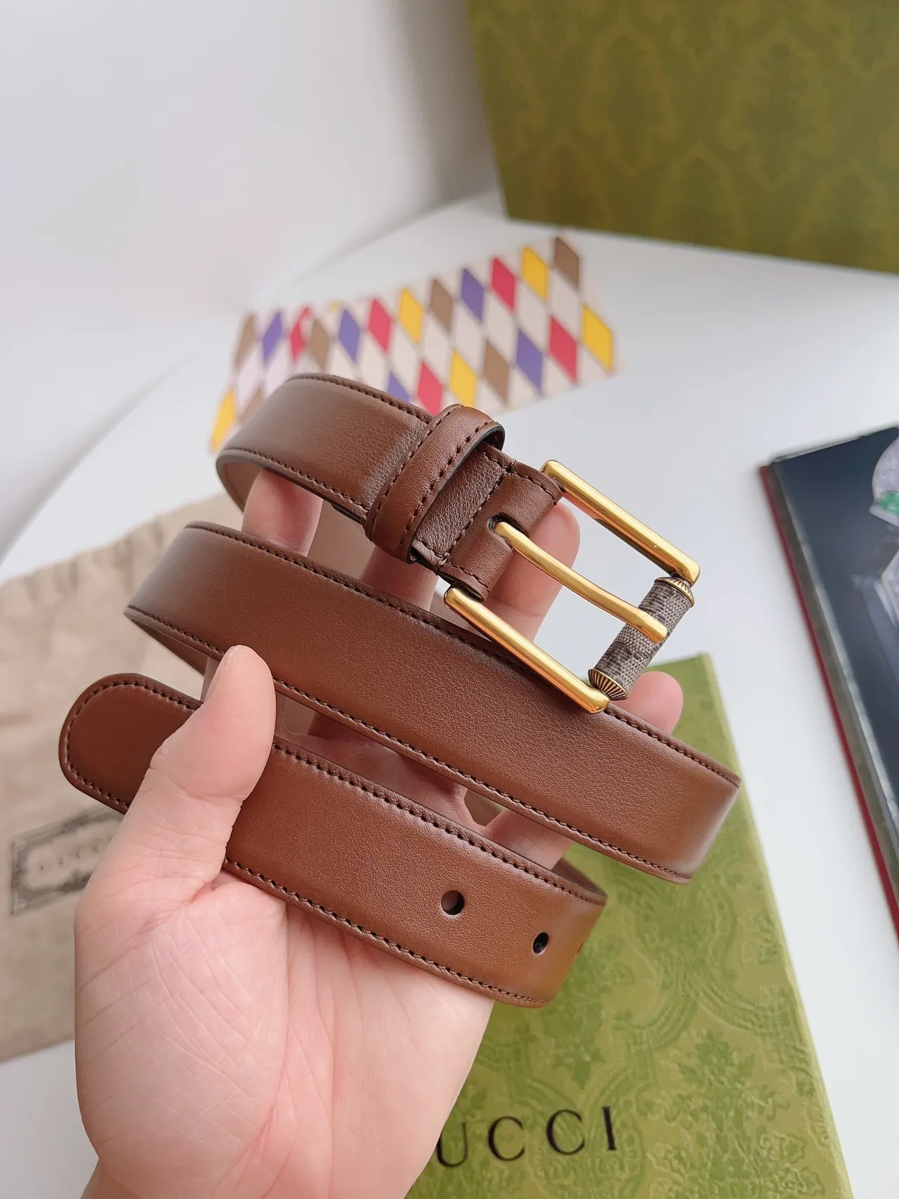 Gucci Horsebit 1955 Brown Leather Belt 5