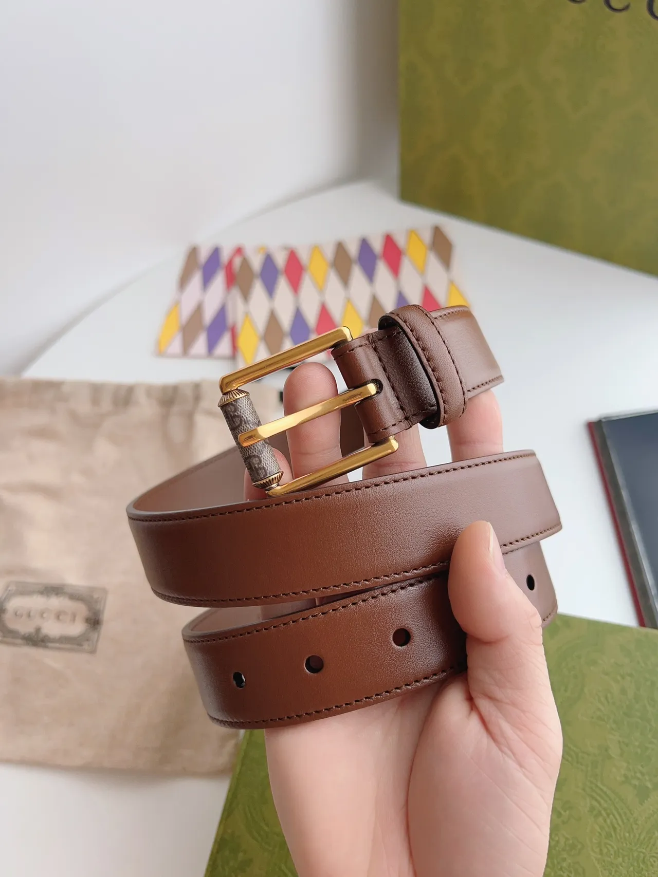 Gucci Horsebit 1955 Brown Leather Belt 9