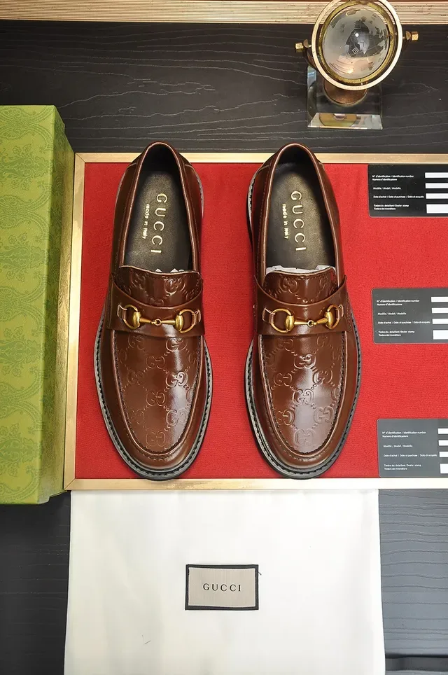 Gucci Horsebit 1955 Couro Marrom Horsebit Loafers 5
