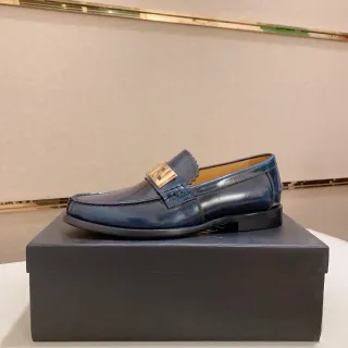 Gucci Horsebit 1955 Mocassins Bleu Marine Boucle Dorée
