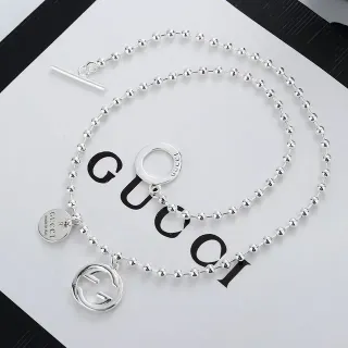 Gucci Interlocking G বিনুনি বল চেইন হার