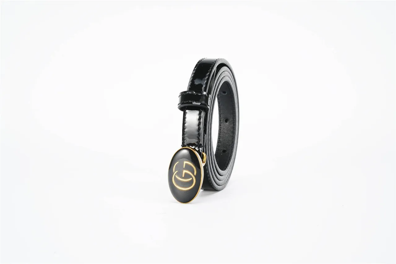 Gucci Ophidia Ceinture en Cuir Patenté Noir 7