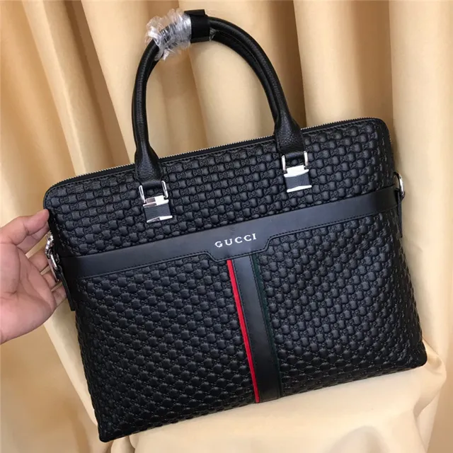 Gucci Ophidia কালো লাল কুইল্টেড GG Motif চামড়া টপ-হ্যান্ডেল ব্রিফকেস হ্যান্ডব্যাগ 7