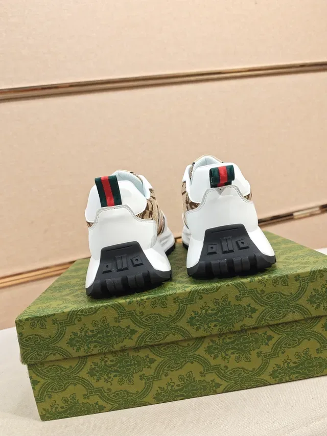 Gucci Rhyton Monogram Canvas Web Stripe Lifestyle Sneakers 3