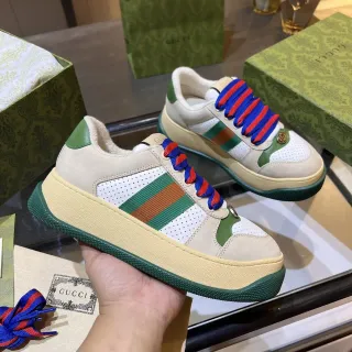 Gucci Screener Beige Blanc Vert Rouge Bleu Sneakers Lifestyle