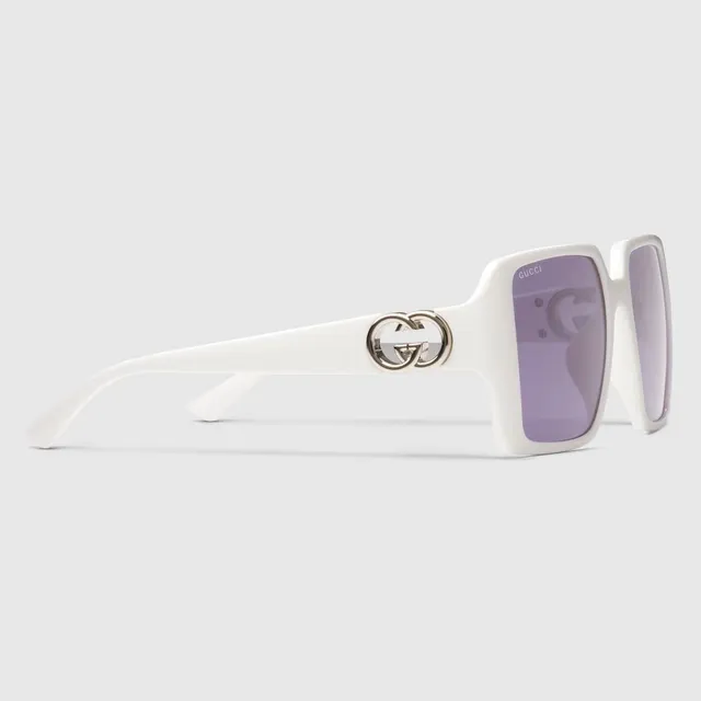 Gucci Screener Oversized Square Tortoiseshell Sunglasses 2