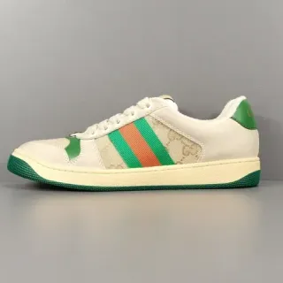 Gucci Tennis 1977 Zapatillas Lifestyle Off-White Green Red Web