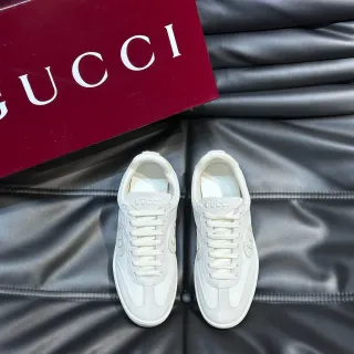 Gucci Tennis 1977 Zapatillas Lifestyle de Ante y Malla Color Off-White