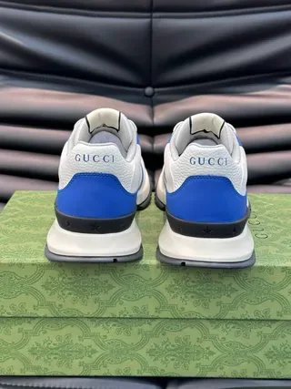 Gucci Tennis 1977 حذاء أسلوب حياة أبيض وأزرق 3
