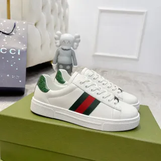 Gucci Tennis 1977 白绿红 Web 休闲运动鞋