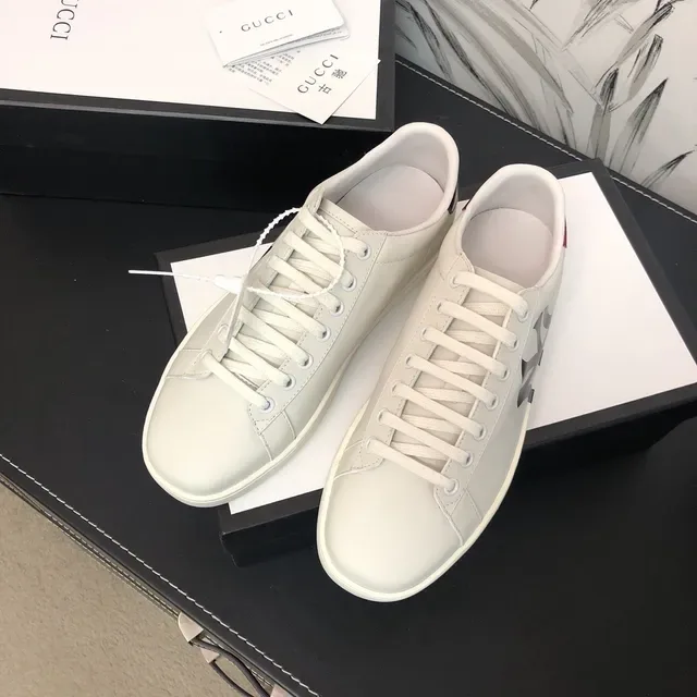 Gucci Tennis 1977 أبيض أحمر NY Logo نمط حياة أحذية رياضية 3