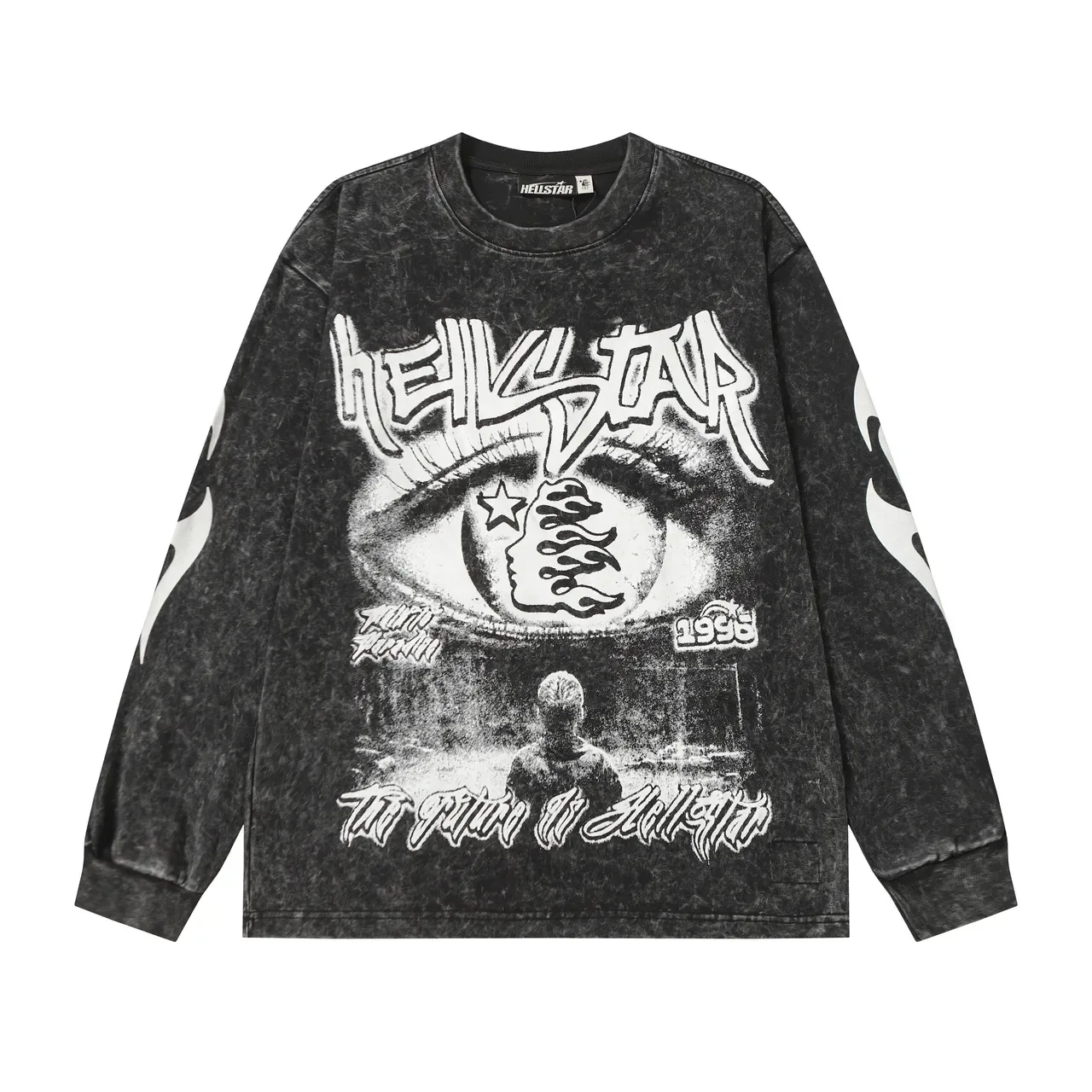 Hellstar 酸洗印花长袖T恤 2